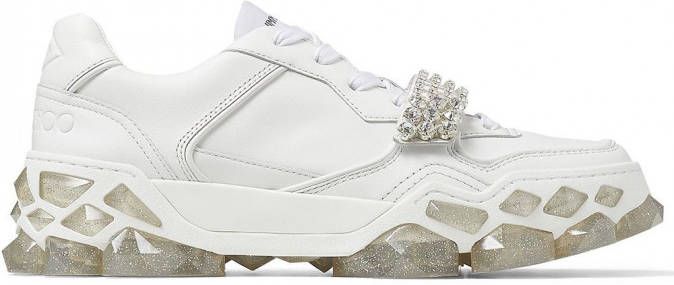 Jimmy Choo Diamond low top sneakers Wit - Schoenen.nl