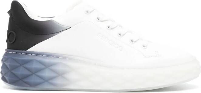 Jimmy Choo Diamond Maxi F II sneakers met ombré-effect Wit