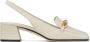 Jimmy Choo Diamond Tilda slingback pumps 45 mm Beige - Thumbnail 1