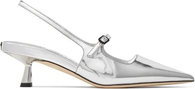 Jimmy Choo Lakleren pumps Zilver