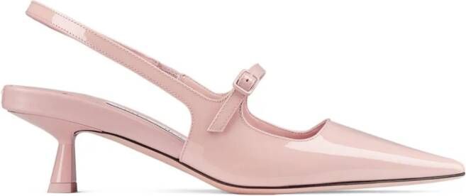 Jimmy Choo Didi 45mm slingback sandalen Roze