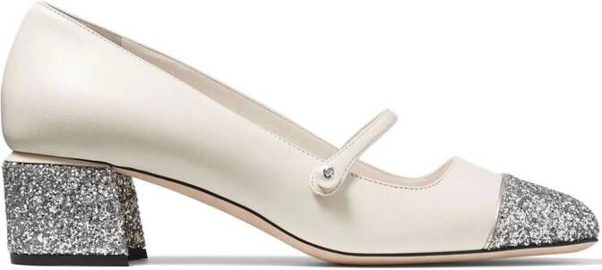 Jimmy Choo Elisa pumps 45 mm Wit