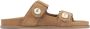 Jimmy Choo Fayence sandalen met klittenband Beige - Thumbnail 1