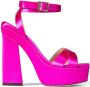 Jimmy Choo Gaia sandalen met plateauzool Roze - Thumbnail 1