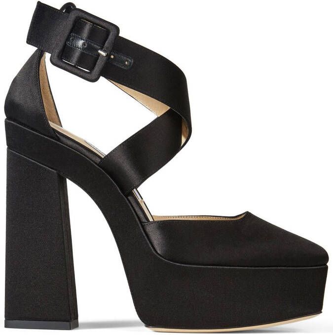 Jimmy Choo Gian pumps met plateauzool Zwart