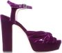 Jimmy Choo Heloise sandalen met plateauzool Paars - Thumbnail 1