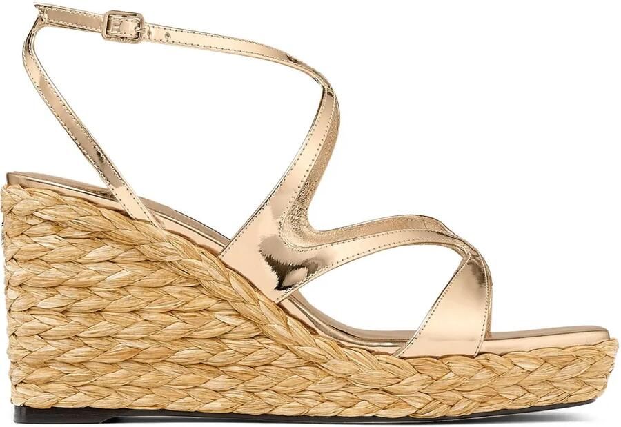 Jimmy Choo 110 Ayla sandalen Goud
