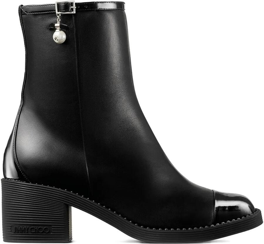 Jimmy Choo 60 mm Adry leren laarzen Zwart