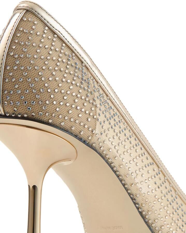 Jimmy Choo 80 mm Ixia verfraaide pumps Goud - Foto 2