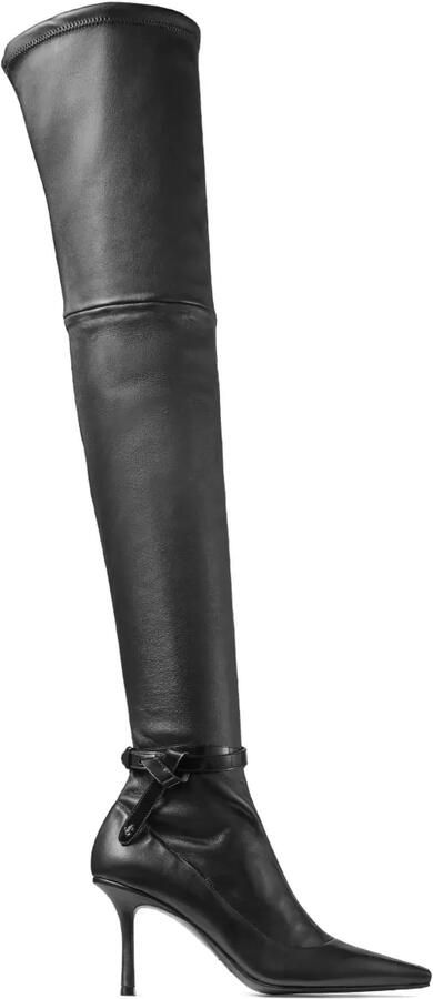 Jimmy Choo 85 mm Camie overknee laarzen Zwart