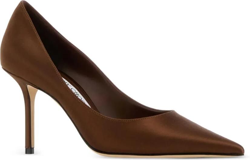 Jimmy Choo 85 mm Love pumps met hak Bruin - Foto 2