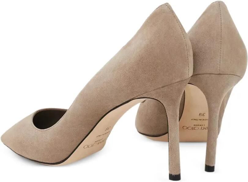 Jimmy Choo 85 mm Romy pumps met puntige neus Bruin - Foto 4