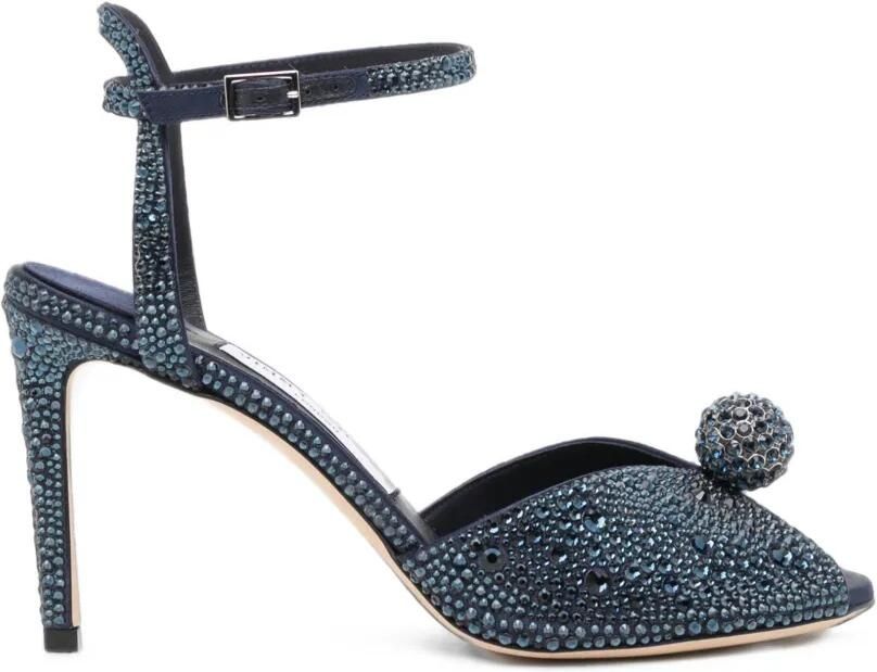 Jimmy Choo 85 mm Sacora sandalen Blauw