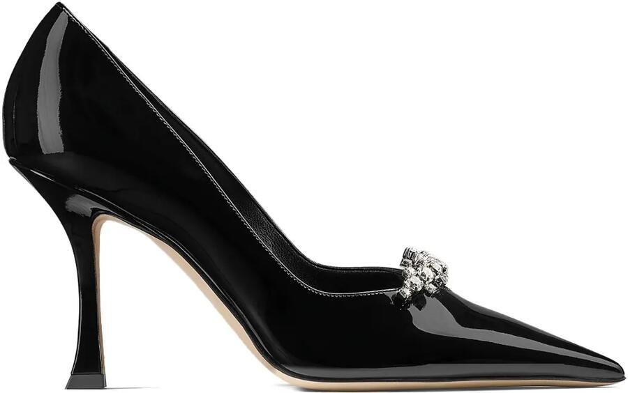 Jimmy Choo 90 mm Belinda pumps met puntige neus Zwart