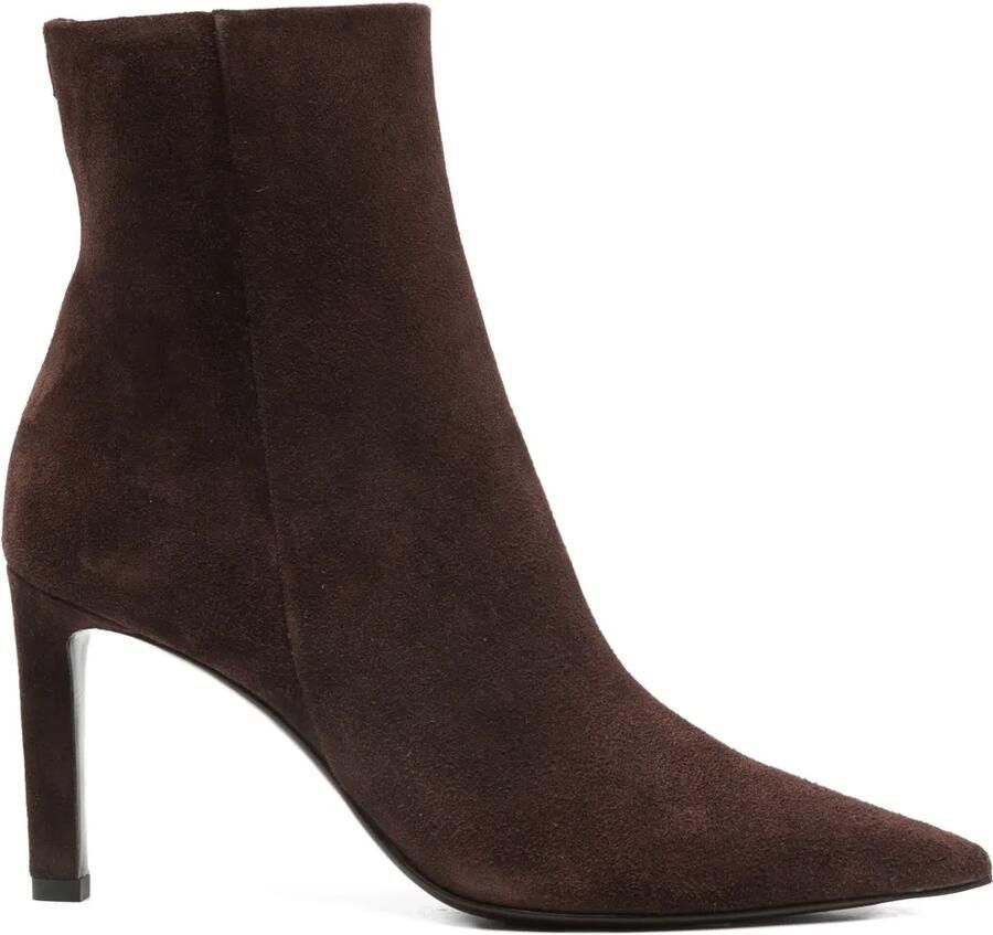 Jimmy Choo 90 mm Franki suède laarzen Bruin