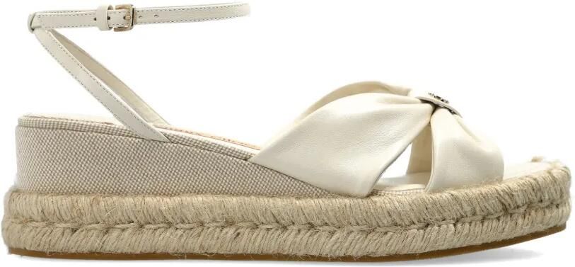 Jimmy Choo Aella sandalen met sleehak Beige