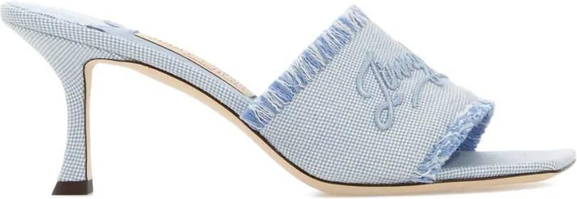 Jimmy Choo Alexia sandalen met franje Blauw
