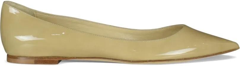 Jimmy Choo Alina ballerina's met puntige neus Beige