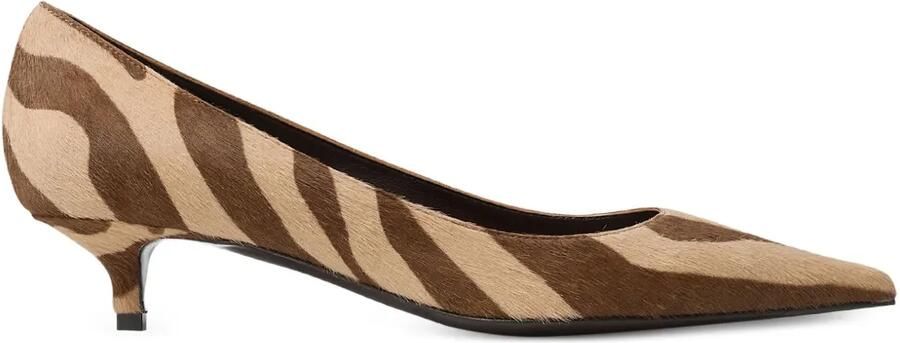 Jimmy Choo Amelia 35 pumps met zebraprint Beige