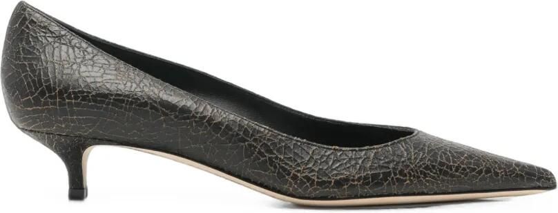 Jimmy Choo Amelia pumps met gebarsten effect Zwart