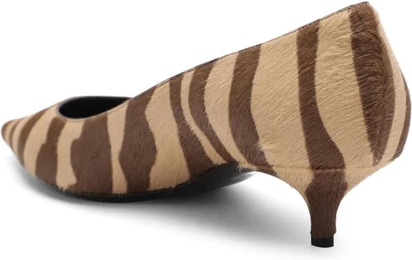Jimmy Choo Amelia pumps met zebra-print Beige - Foto 4