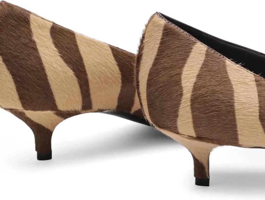 Jimmy Choo Amelia pumps met zebra-print Beige - Foto 2