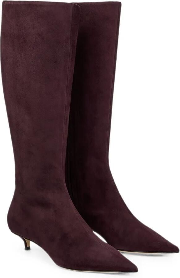 Jimmy Choo Amis knielaarzen 35 Rood - Foto 2