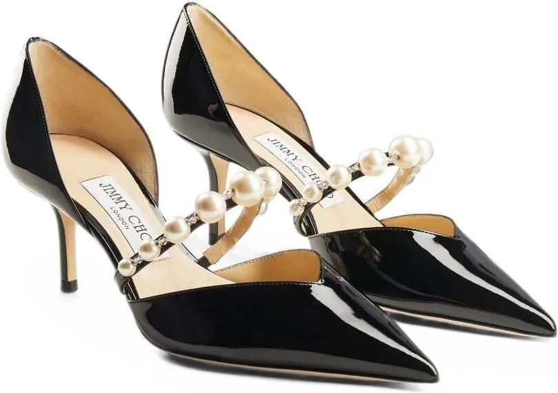 Jimmy Choo Aurelie pearl-embellished pumps Zwart - Foto 5