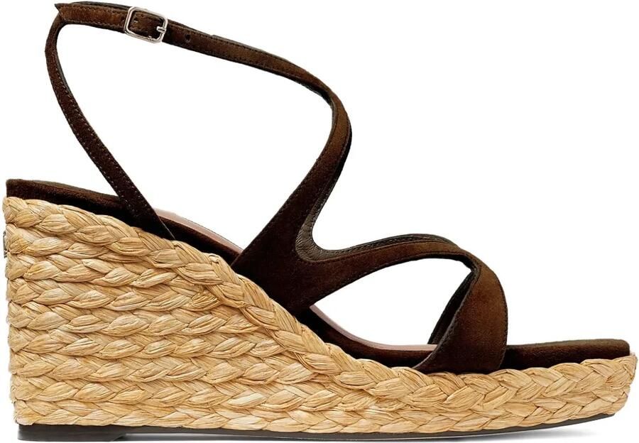 Jimmy Choo Ayla 85 sandalen Bruin