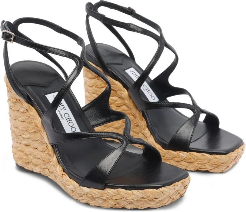 Jimmy Choo Ayla leren sandalen Zwart - Foto 3