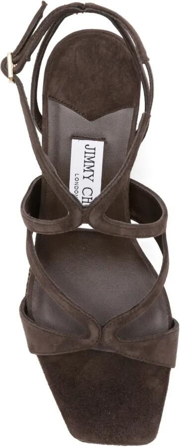 Jimmy Choo Ayla sandalen met sleehak Bruin - Foto 3