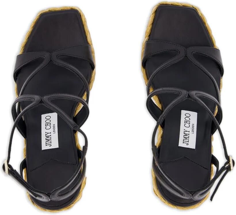 Jimmy Choo Ayla sandalen met sleehak Zwart - Foto 3