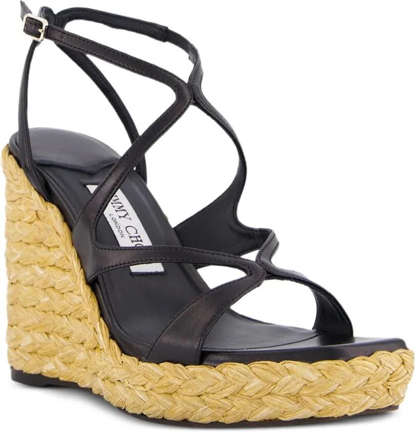 Jimmy Choo Ayla sandalen met sleehak Zwart - Foto 2