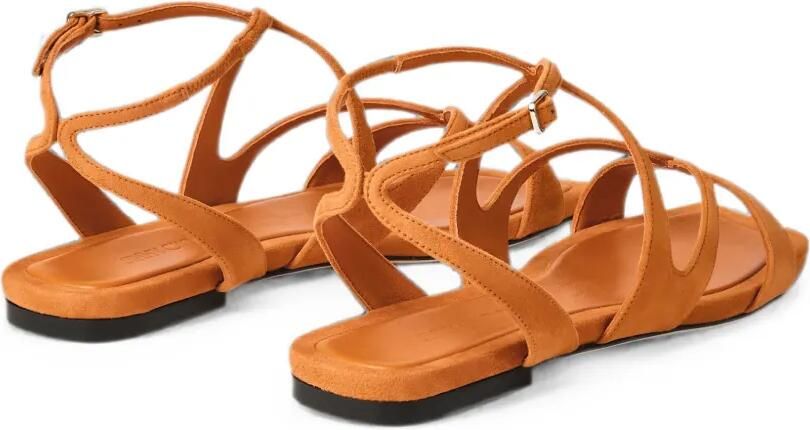 Jimmy Choo Ayla sunset suède sandalen Oranje - Foto 5