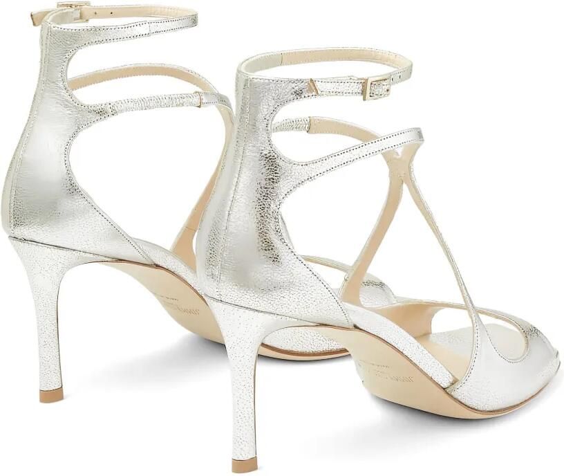 Jimmy Choo Azia 100 sandalen met gesp Goud