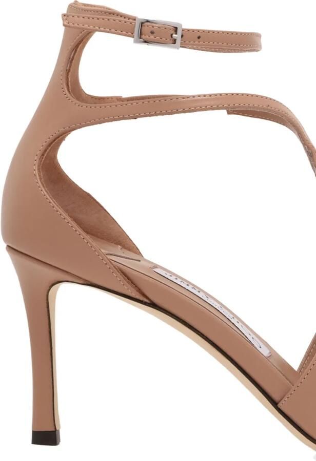 Jimmy Choo Azia 95 mm sandalen met hak Beige - Foto 4