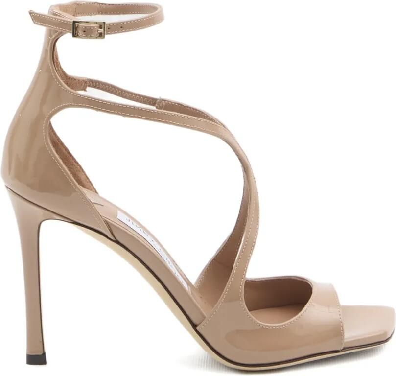 Jimmy Choo Azia 95 sandalen Beige