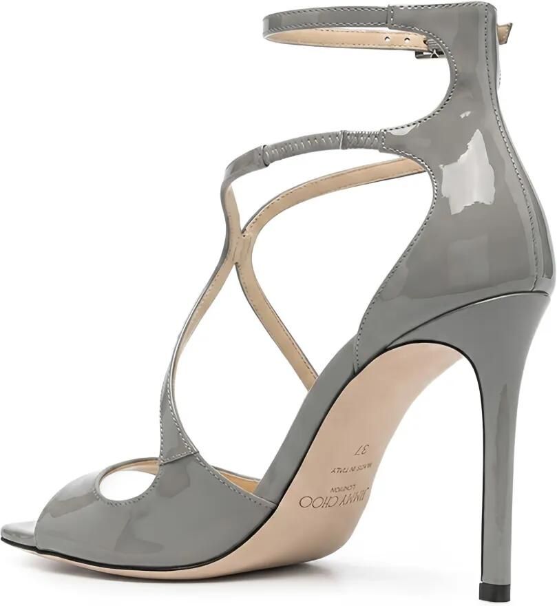 Jimmy Choo Azia 95 sandalen Grijs - Foto 2
