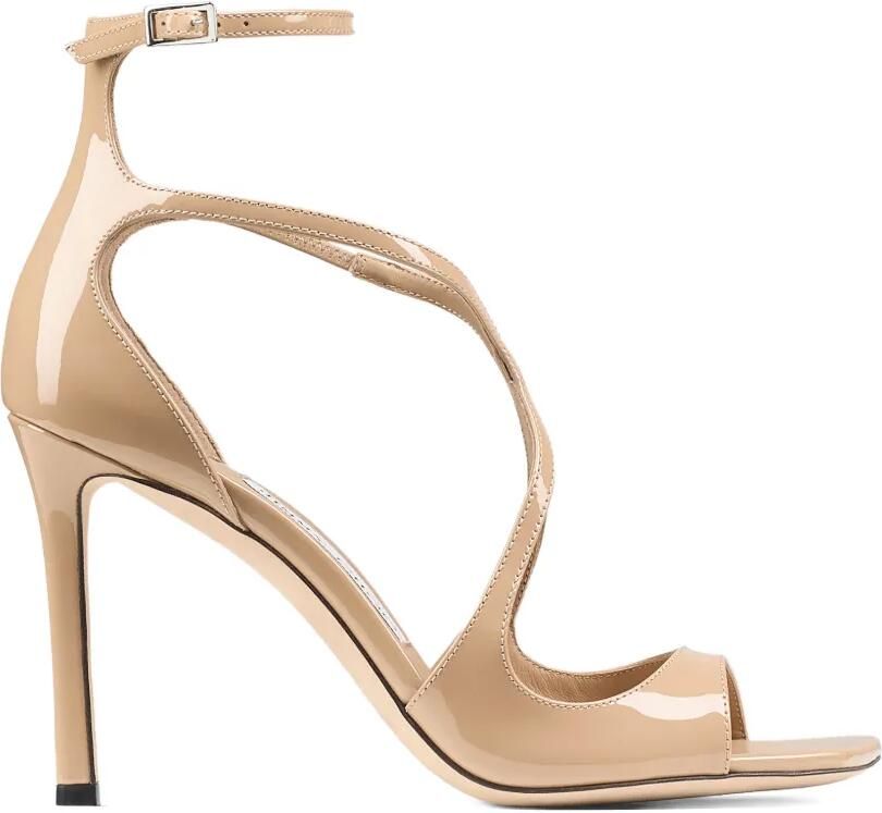 Jimmy Choo Azia 95 sandalen met hak Beige