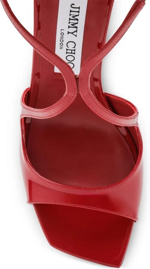 Jimmy Choo Azia lakleren sandalen Rood - Foto 5