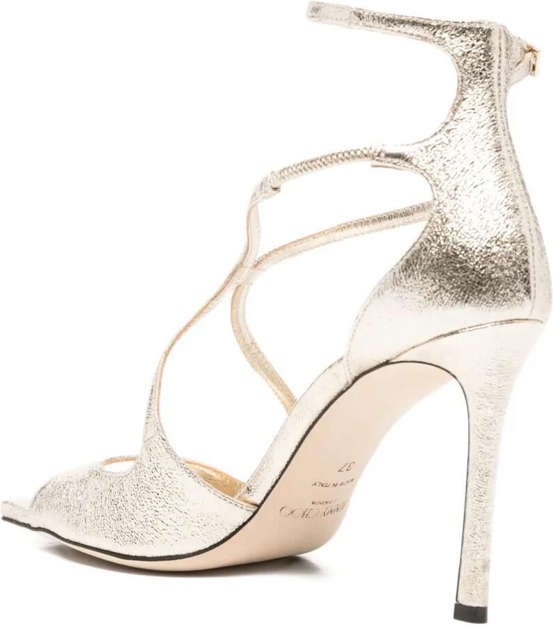 Jimmy Choo Azia sandalen met bandjes Goud - Foto 2