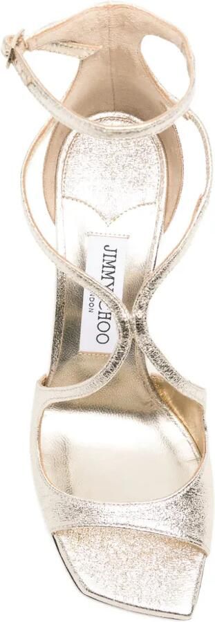 Jimmy Choo Azia sandalen met bandjes Goud - Foto 4
