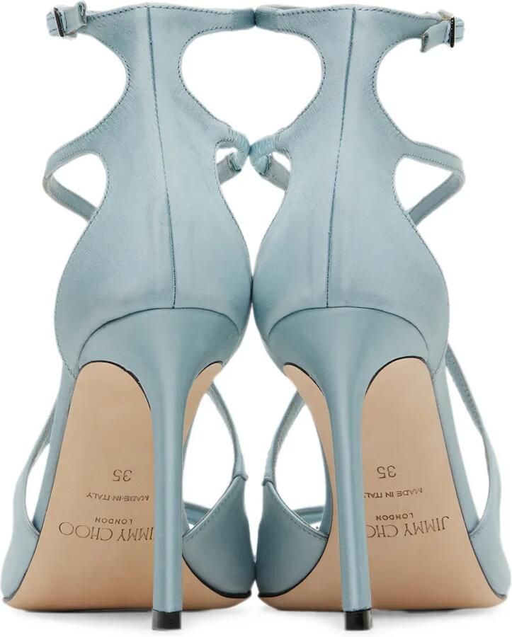 Jimmy Choo Azia sandalen met gekruiste bandjes Blauw - Foto 3