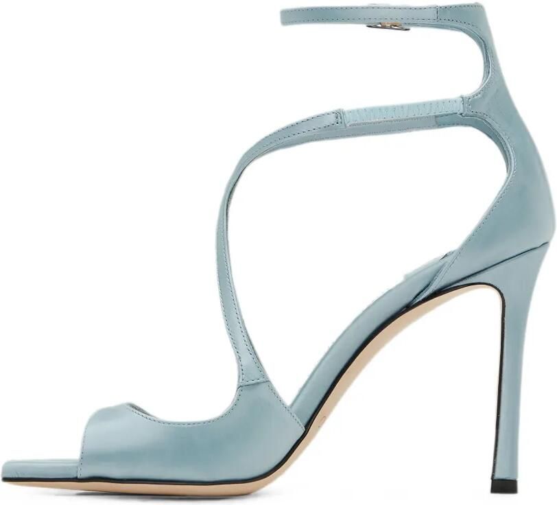 Jimmy Choo Azia sandalen met gekruiste bandjes Blauw - Foto 4