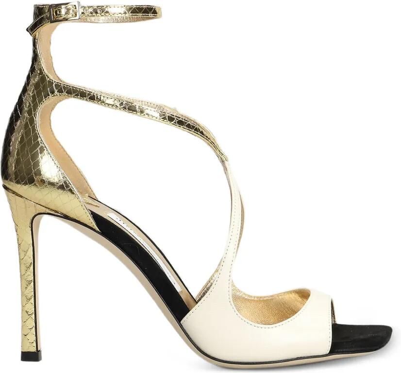 Jimmy Choo Azia sandalen met gespen Goud