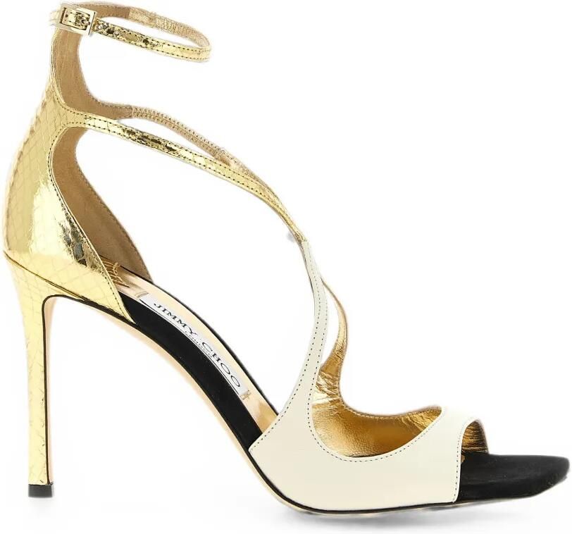 Jimmy Choo Azia sandalen met hak Goud