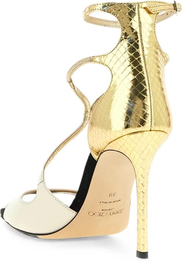 Jimmy Choo Azia sandalen met hak Goud - Foto 2