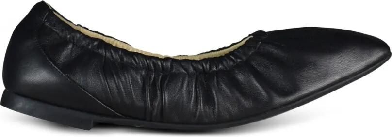 Jimmy Choo Ballerina's met elastische vierkante neus Zwart