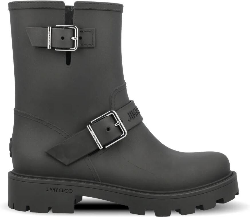 Jimmy Choo Biker boots met gesp Zwart