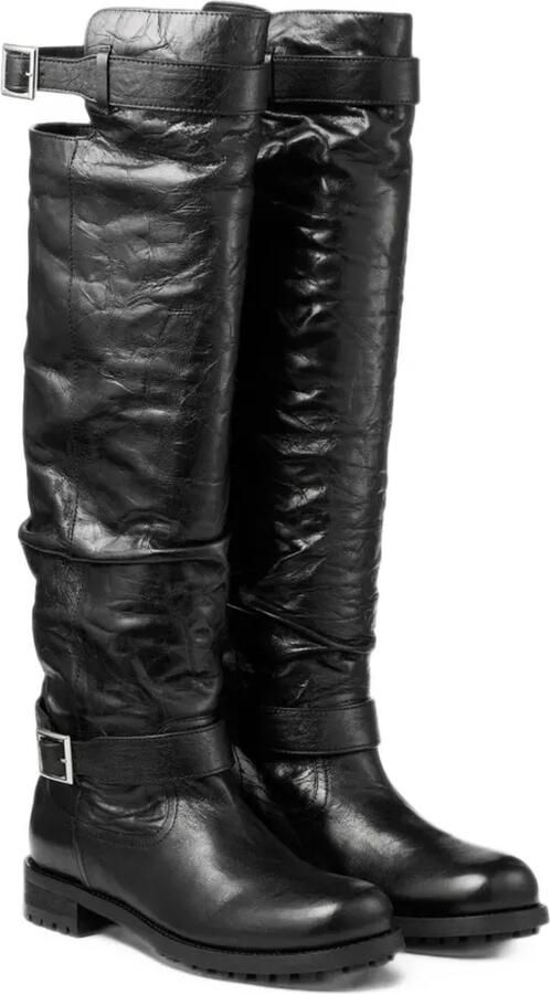 Jimmy Choo Biker knee boots Zwart - Foto 2